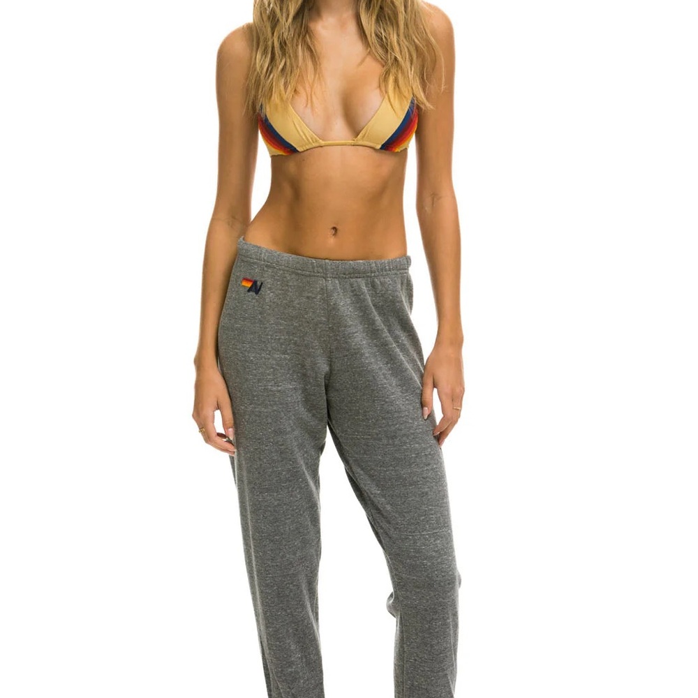 Aviator Nation Gray Track Pants
